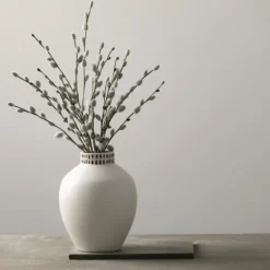 Etched Ceramic Urn Vase-Kirkland's Home Sale
