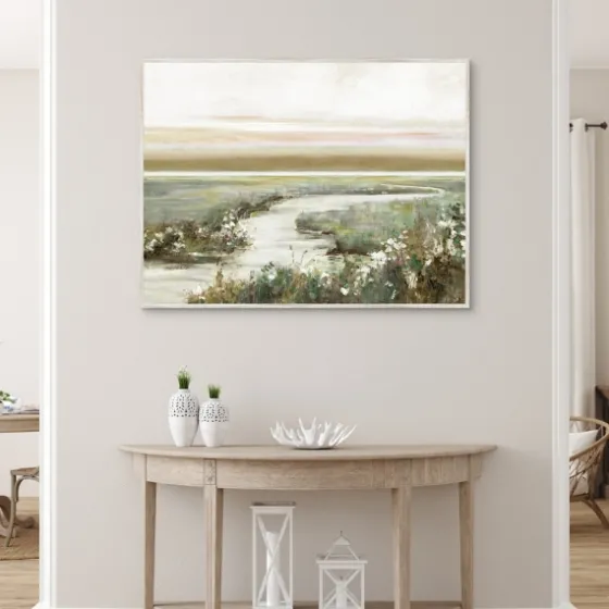 Eternity In Dawn Framed Canvas Art Print-Kirkland's Home Cheap