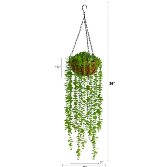Eucalyptus Vines Hanging Basket-Kirkland's Home Cheap