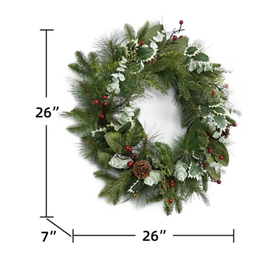 Ever S And Eucalyptus Berry Wreath-Kirkland's Home Flash Sale