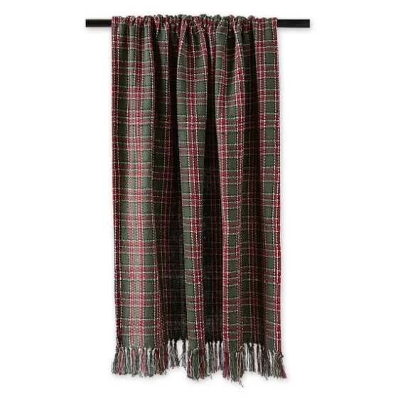 Evergreen Forest Plaid Cotton Throw-Kirkland's Home Discount