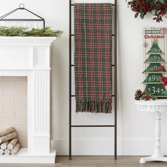 Evergreen Forest Plaid Cotton Throw-Kirkland's Home Discount
