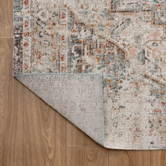 Faded Turkish Indoor/Outdoor Area Rug, 5X7-Kirkland's Home Outlet