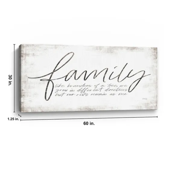 Family Branches Canvas Art Print, 60X30 In.-Kirkland's Home Best Sale
