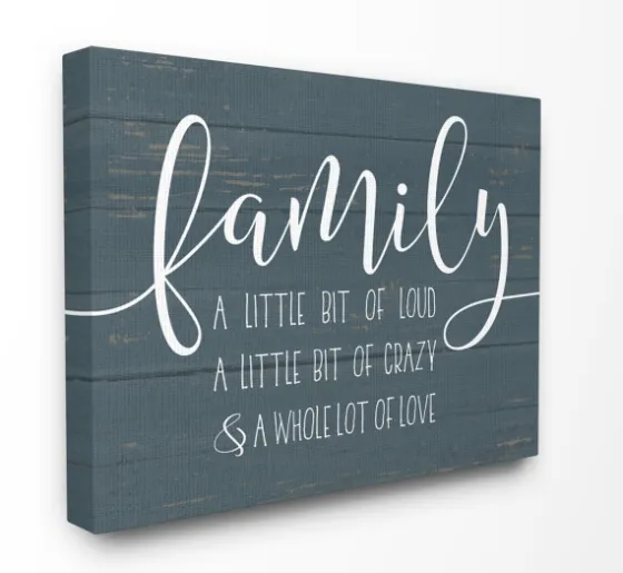 Family Loud Crazy Love Canvas Art Print-Kirkland's Home Shop
