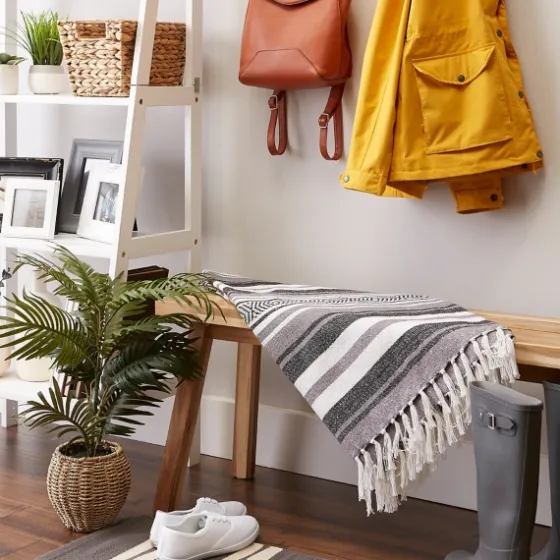 Farmhouse Stripe Throw-Kirkland's Home New