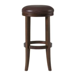 Faux Leather And Wood Bar Stool-Kirkland's Home Cheap