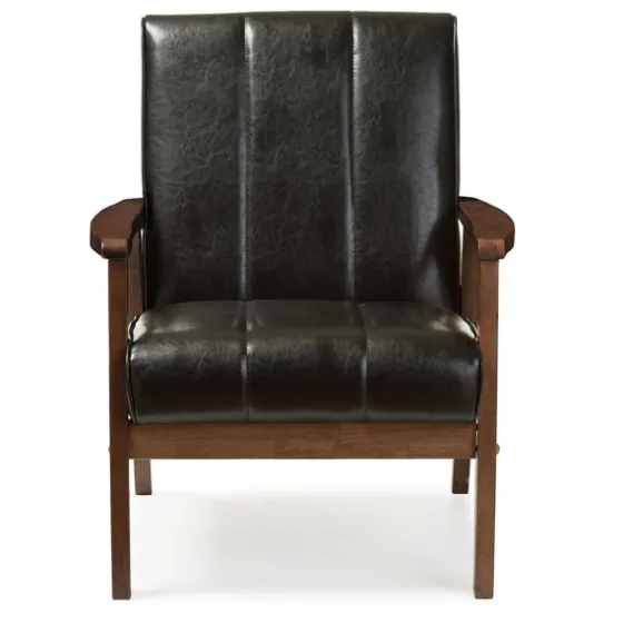 Faux Leather Kegan Accent Chair-Kirkland's Home Store