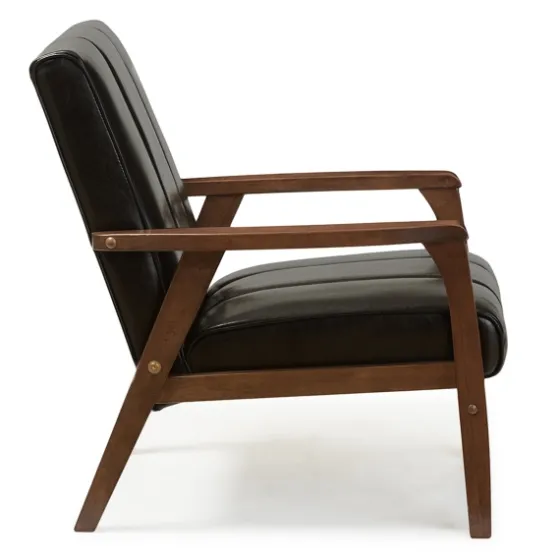 Faux Leather Kegan Accent Chair-Kirkland's Home Store