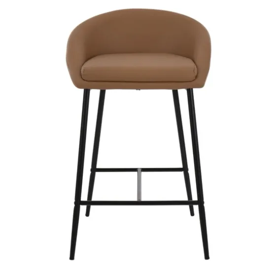 Faux Leather Low Counter Stools, Set Of 2-Kirkland's Home Hot