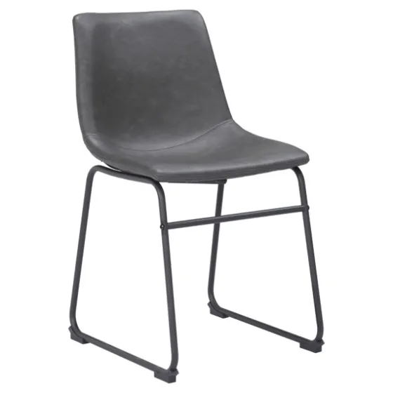 Faux Leather Sloped Dining Chairs, Set Of 2-Kirkland's Home Fashion