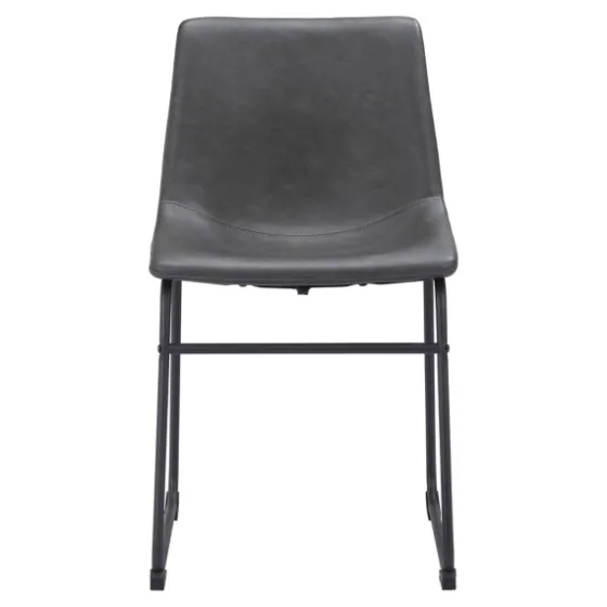 Faux Leather Sloped Dining Chairs, Set Of 2-Kirkland's Home Fashion