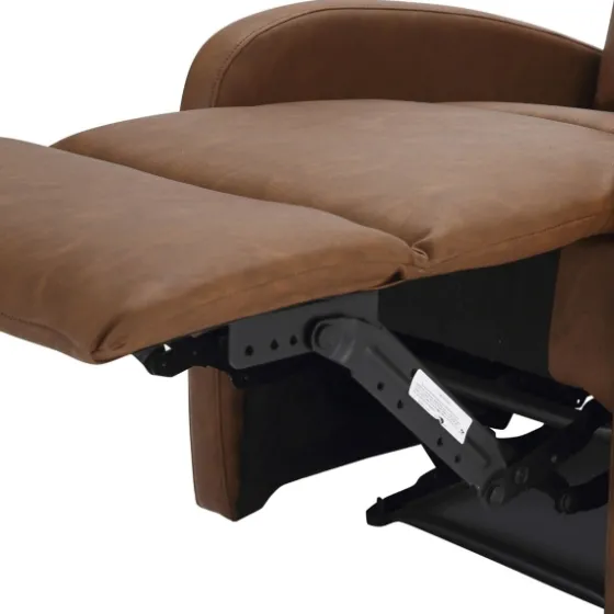 Faux Leather Upholstered Slim Recliner-Kirkland's Home Best Sale