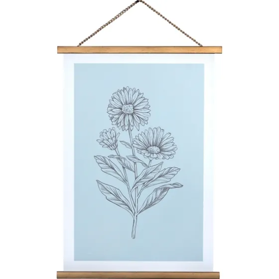 Floral Print Hanger Frame Wall Plaque-Kirkland's Home Fashion
