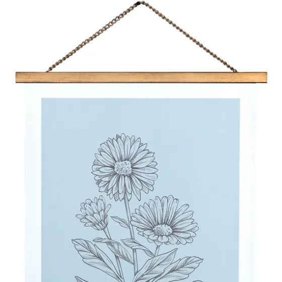 Floral Print Hanger Frame Wall Plaque-Kirkland's Home Fashion
