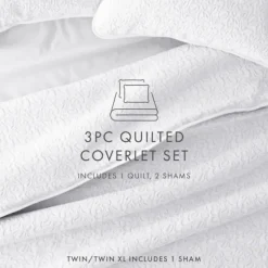 Floral Stitch 3-Pc. King Quilt Set-Kirkland's Home Best Sale