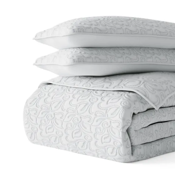Floral Stitch 3-Pc. Queen Quilt Set-Kirkland's Home Best Sale