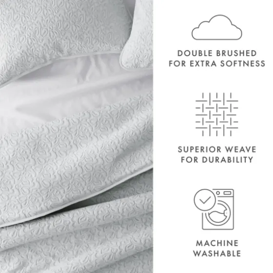Floral Stitch 3-Pc. Queen Quilt Set-Kirkland's Home Best Sale