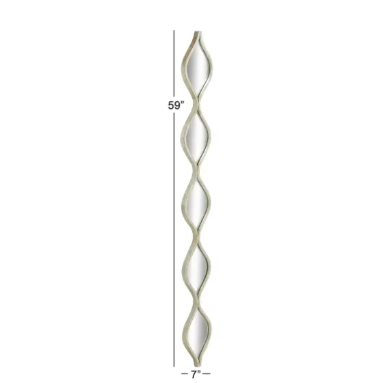 Foil Slim Stacked Teardrops Wall Mirror-Kirkland's Home Flash Sale