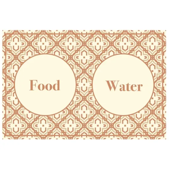 Food And Water Bowl Floor Mat, 15X23-Kirkland's Home Cheap