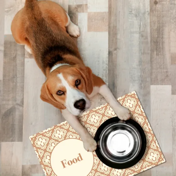 Food And Water Bowl Floor Mat, 15X23-Kirkland's Home Cheap