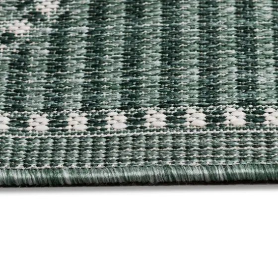 Forest Geo Lattice Outdoor Area Rug, 4X7-Kirkland's Home Shop