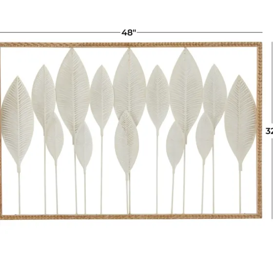 Framed Cut-Out Leaves Wall Plaque-Kirkland's Home Cheap