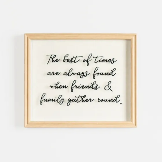Friends & Family Gather Round Glass Wall Plaque-Kirkland's Home Best Sale
