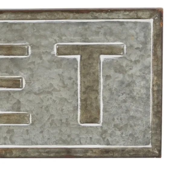 Galvanized Iron Market Wall Sign-Kirkland's Home New