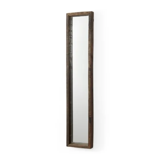 Garcelle Raw Wood Full-Length Wall Mirror-Kirkland's Home Flash Sale