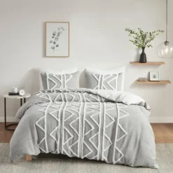 Geometric 3-Pc. Full/Queen Comforter Set-Kirkland's Home Sale
