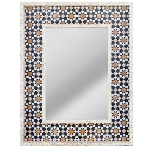 Geometric Tile Print Mirror-Kirkland's Home Flash Sale