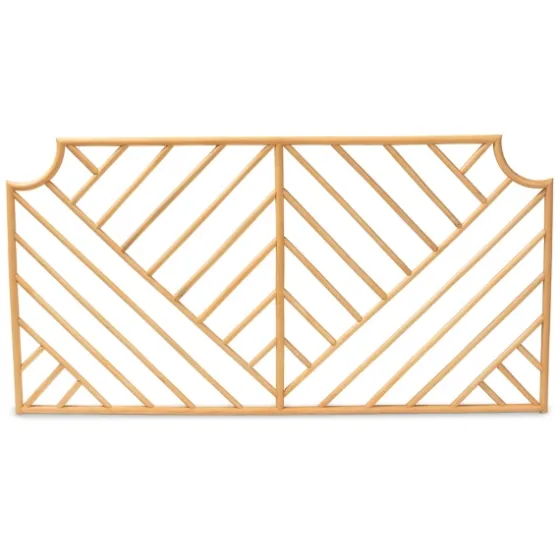 Geometric Weave Rat Queen Headboard-Kirkland's Home Flash Sale