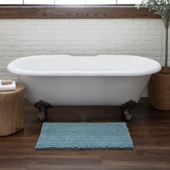 Glacier Lofty Pile Chenille Bath Mat, 24 In.-Kirkland's Home Online