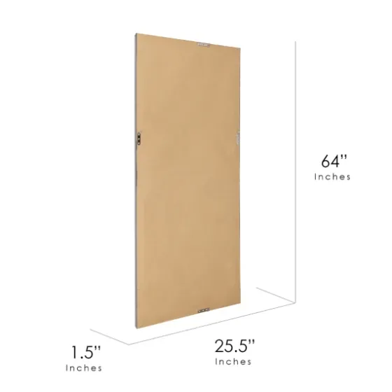 Glossy Black Frame Leaning Mirror-Kirkland's Home New
