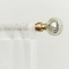 Gold Aged Mercury Sphere Curtain Rod, 72 In.-Kirkland's Home Outlet