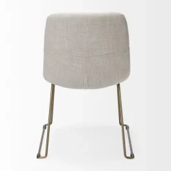 Gold Iron And Fabric Dining Chairs, Set Of 2-Kirkland's Home Cheap