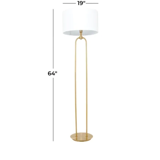 Gold Iron Arch Base Floor Lamp-Kirkland's Home Sale