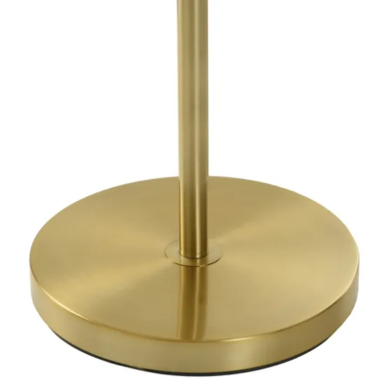 Gold Ribbed Glass Task Floor Lamp-Kirkland's Home Shop