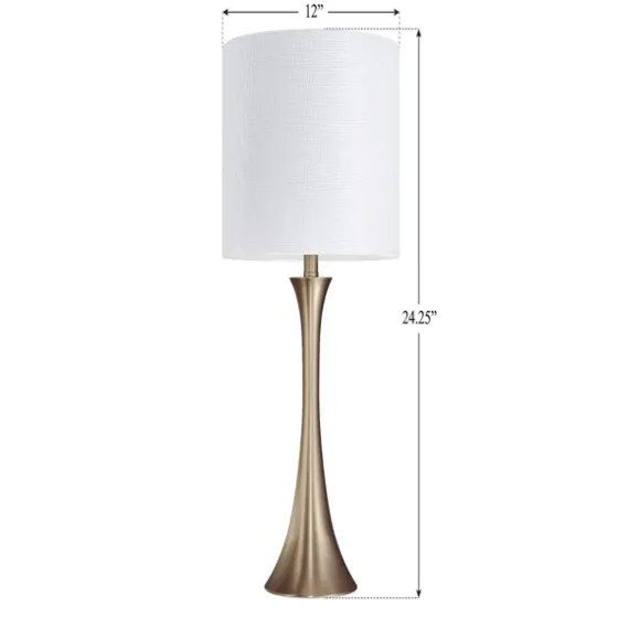 Gold Sparkle Shade Tapered Table Lamps, Set Of 2-Kirkland's Home Clearance