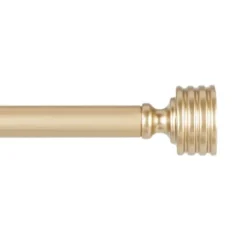 Gold Stacked Cylinder Curtain Rod, 72 In.-Kirkland's Home Best Sale