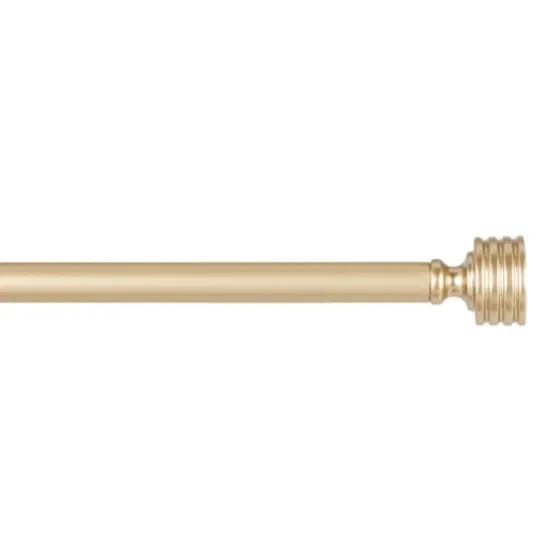 Gold Stacked Cylinder Curtain Rod, 72 In.-Kirkland's Home Best Sale