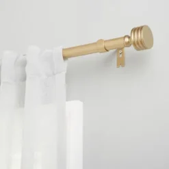 Gold Stacked Cylinder Curtain Rod, 120 In.-Kirkland's Home Cheap