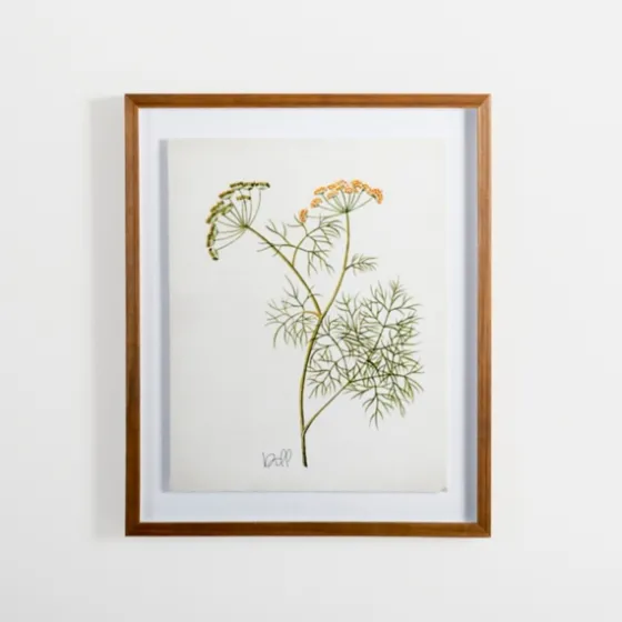 Golden Leaves Herbs Dill Framed Art Print-Kirkland's Home Flash Sale
