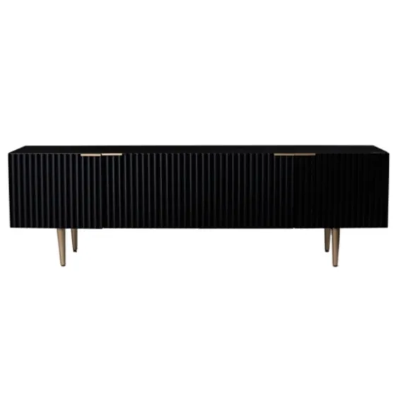 Golden Onyx Ribbed Side Console Table-Kirkland's Home Fashion
