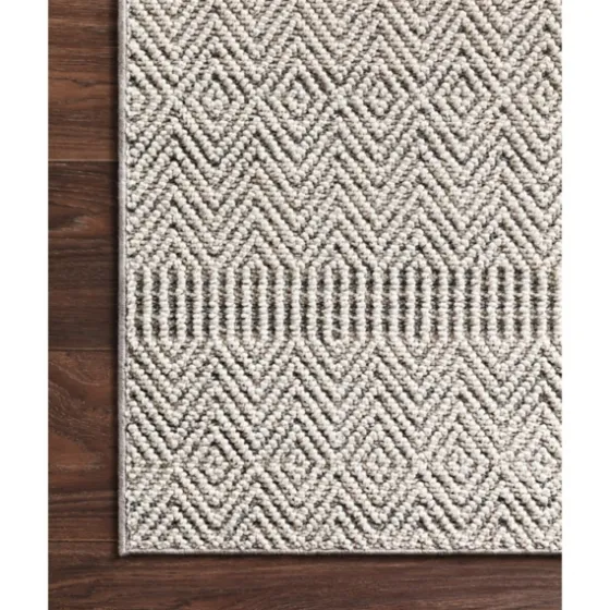 Gray And Bone Zig Zag Outdoor Area Rug, 5X7-Kirkland's Home Cheap