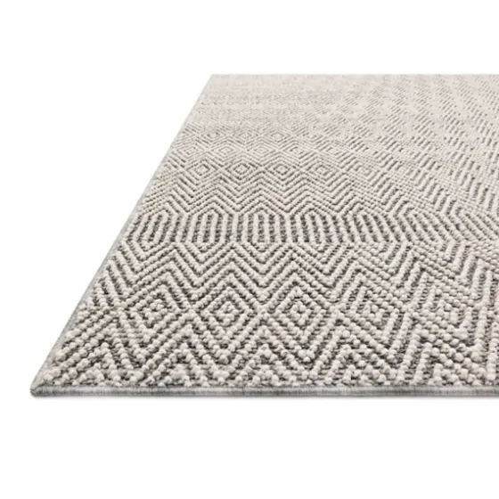 Gray And Bone Zig Zag Outdoor Area Rug, 5X7-Kirkland's Home Cheap