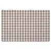 Gray And Cream Plaid Kitchen Mat-Kirkland's Home Outlet