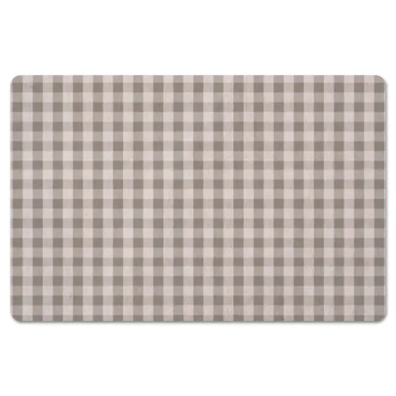 Gray And Cream Plaid Kitchen Mat-Kirkland's Home Outlet