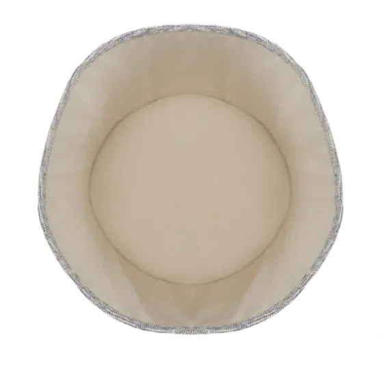 Gray And White Tuft Peaks Storage Basket-Kirkland's Home Outlet